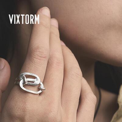 VIXTORM®纯银指环浪漫法式