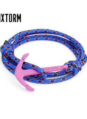 VIXTORM AP手链 VIRGINSTONE经典款船锚手绳 紫色送人饰品