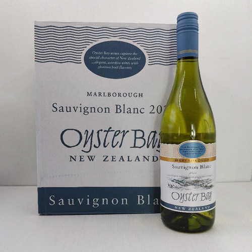 【6瓶】新西兰进口马尔堡Oyster Bay蚝湾长相思干型白葡萄酒750ml