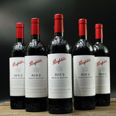 正品 6瓶装 澳洲进口红酒Penfolds奔富BIN2干红葡萄酒木塞750ml