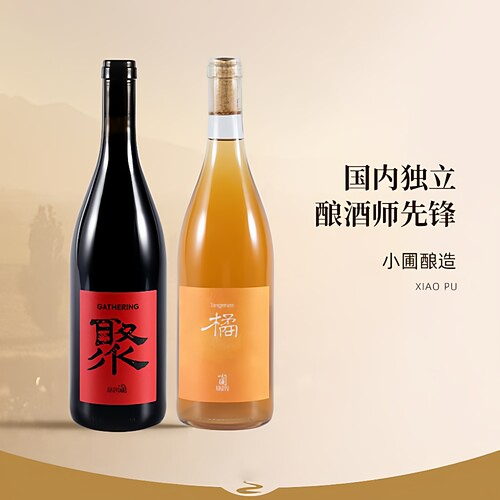 小圃酿造宁夏大橘大利橙酒干白