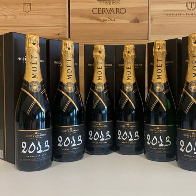 礼盒装#法国进口Moet Chandon酩悦2015年份香槟酒起泡干白葡萄酒