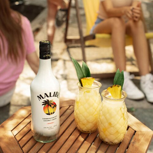 Malibu朗姆酒特惠装4瓶
