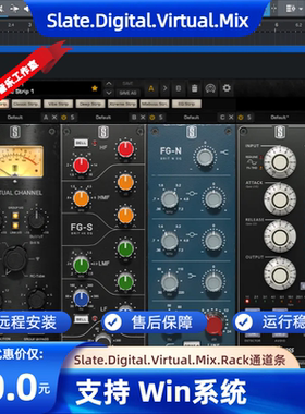 板岩Slate Digital Virtual 通道条效果器话筒建模EQ压缩效果器