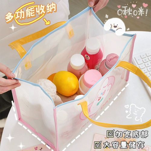 Пляжная вместительная и большая барсетка из ПВХ, водонепроницаемая льняная сумка для плавания для спортзала для выхода на улицу