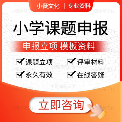 教育课题申报立项评审教师职称申请小学课题开题报告研究模板资料