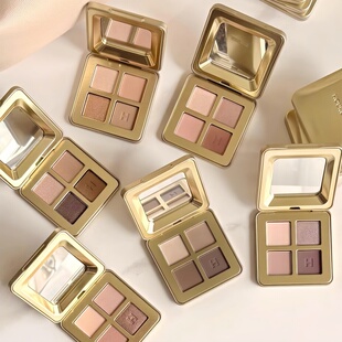 25年新品hourglass四色眼影盘小样试色荒漠盘燕麦盘玫瑰哑光细闪