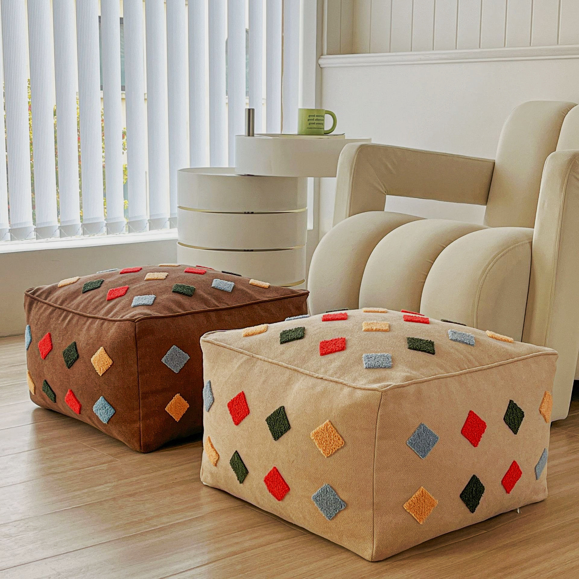 多巴胺坐墩蒲团家居墩子可拆洗矮凳懒人坐垫榻榻米客厅脚踏飘窗垫,居家布艺,蒲团,淘宝优惠券,粉丝福利购,淘宝优惠卷