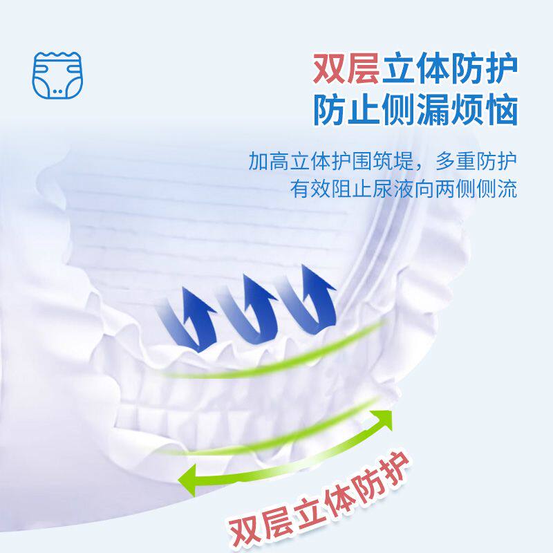 三鲸净味力成人纸尿裤贴腰式尿裤消臭除臭去味成人尿裤