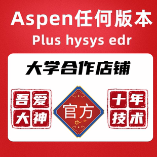 aspen plus软件安装hysys edr V14v12v8.8/9中英文版远程安装服务
