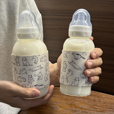 带重力球躺着喝的成年人奶瓶水杯