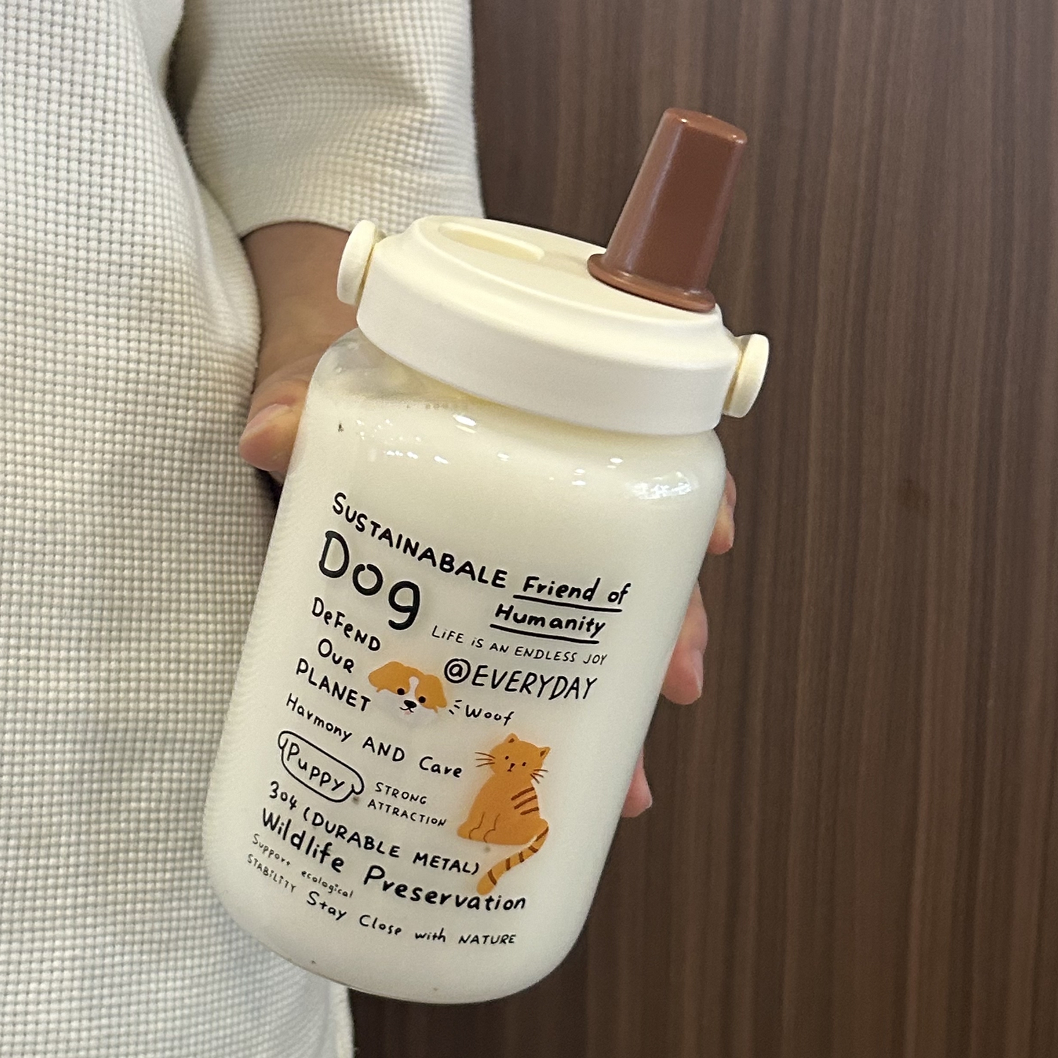 大容量带手提大口径吸管