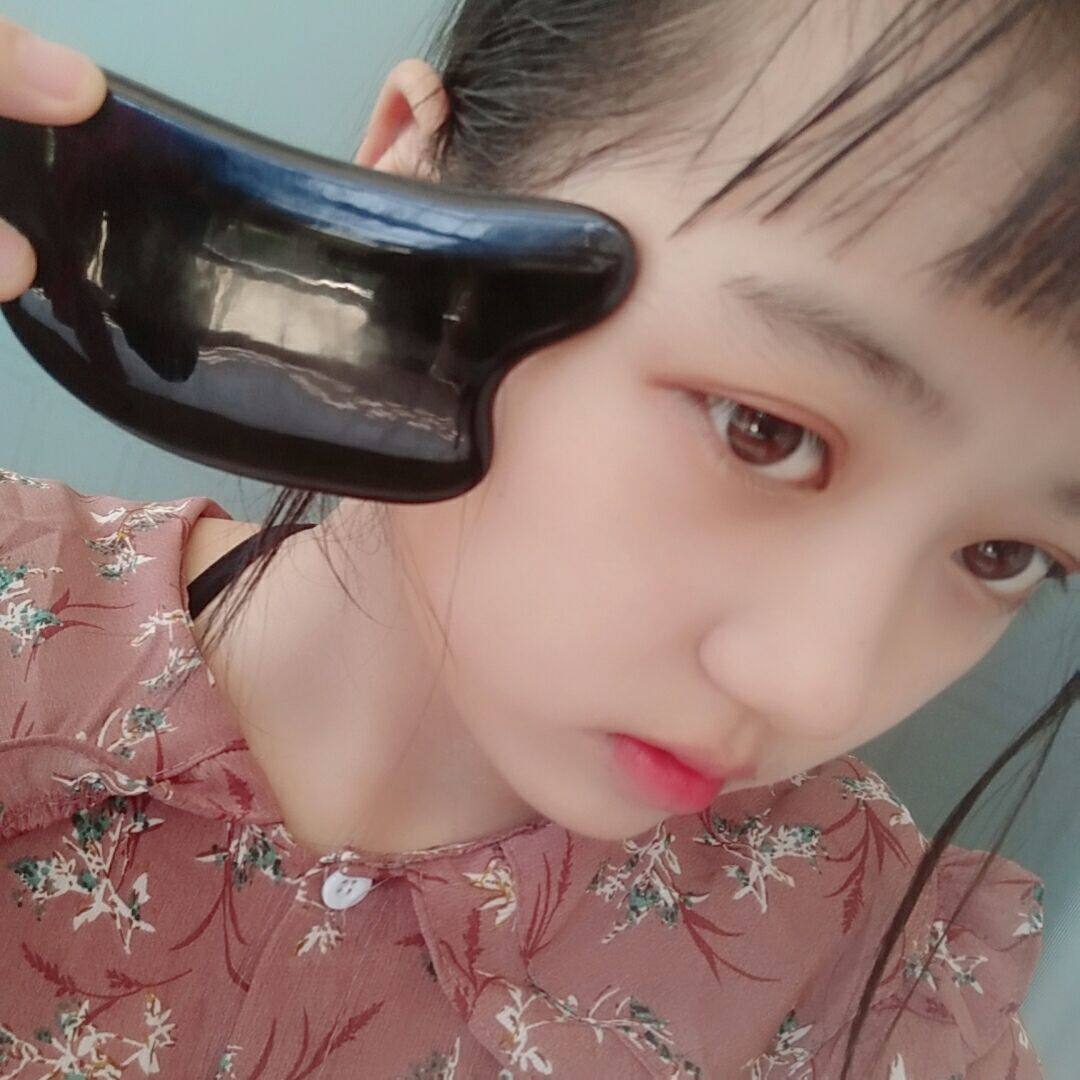 名角匠 抖音神器牛角板刮痧刮脸板面部瘦脸颈部排毒淋巴全身通用