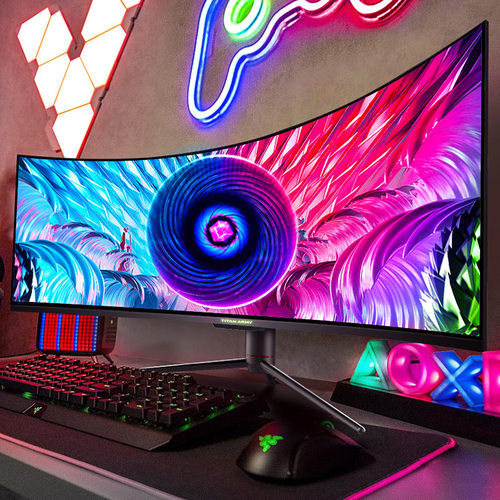 49 Inch Curved Monitor 120HZ Computer Screen LCD Monitor 5K