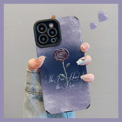 小熊猫适用苹果16华为vivo小米oppo红米荣耀iPhone15手机壳11皮纹油画英文花朵14promax新款i12牙签纹13男mat