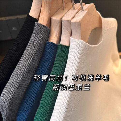 半高领内搭打底针织衫毛衣女秋冬