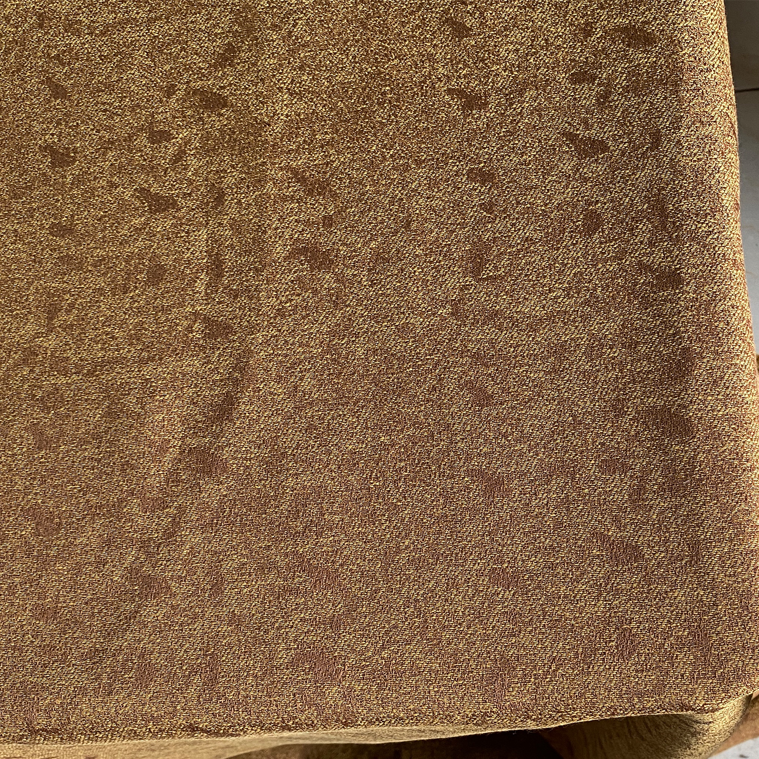 棕色欧美式沙发布料高精密提花软包抱枕餐椅飘窗包包坐垫套定做