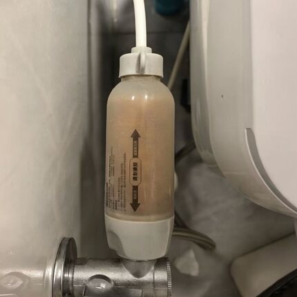 希箭智能马桶前置过滤器直通过滤棒净水滤芯4分2分透明可视原装款