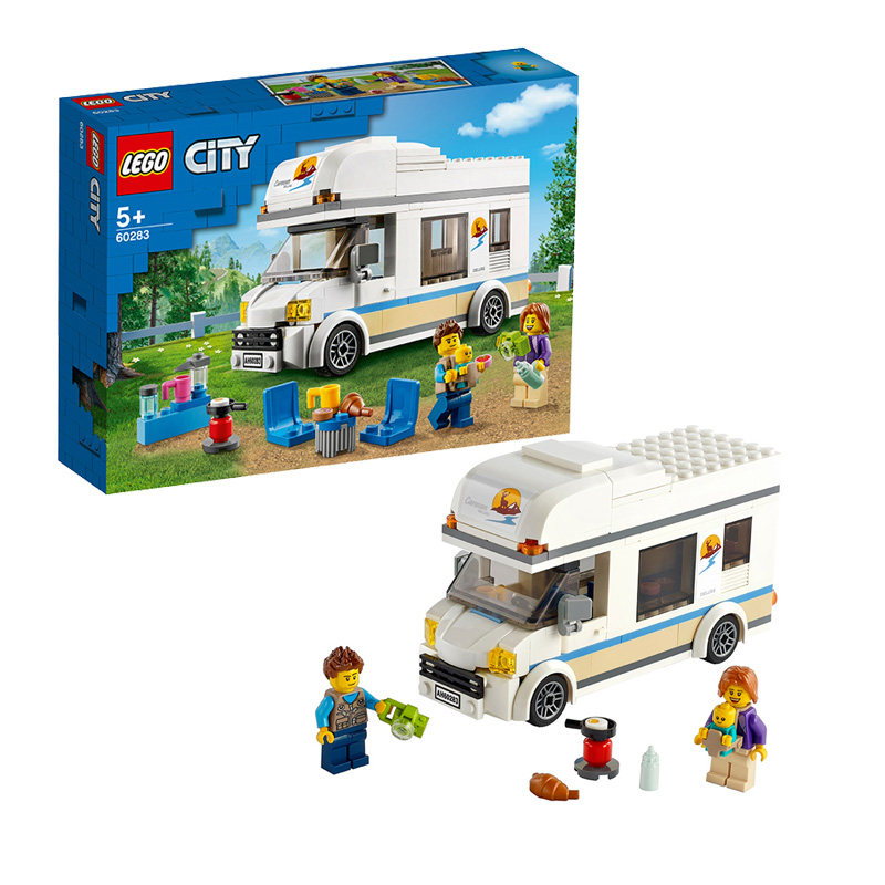乐高lego城市系列 60283假日野营房车露营拼装积木 玩具模型礼物