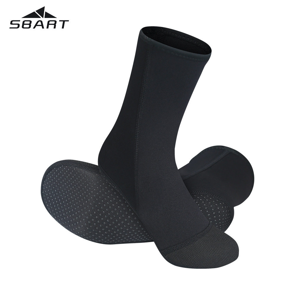 鲨巴特男女浮潜袜 溯溪游泳袜防滑防割防珊瑚沙滩透气高筒潜水袜