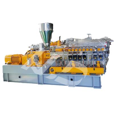 65机生产型PVDF双螺杆挤出机PET制粒机ABS造粒机Peek尼龙PA造粒机