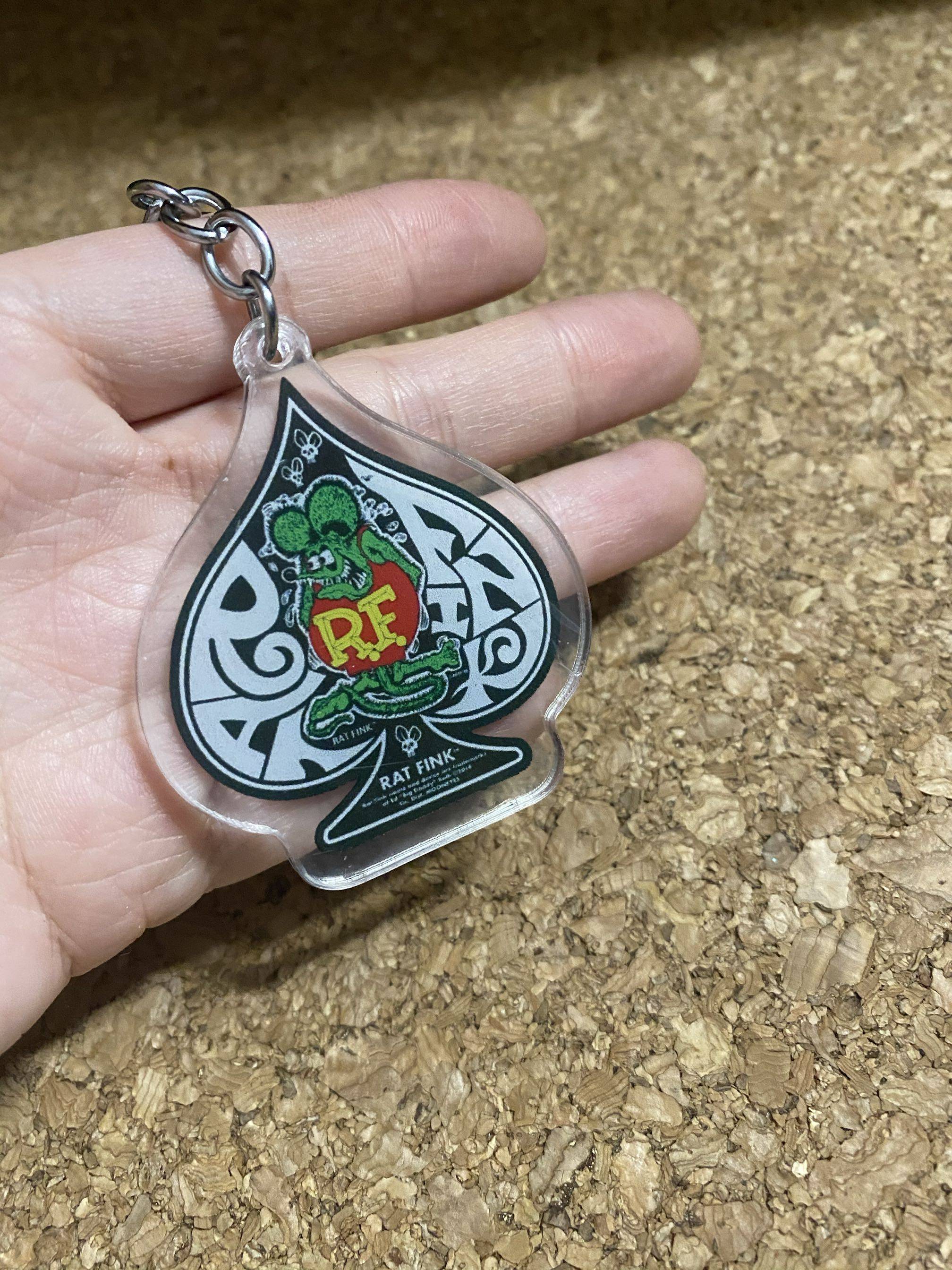 出口外贸芬克RAT FINK大老鼠钥匙扣挂件 - 实物图