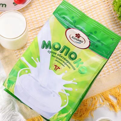 原装进口白俄罗斯全脂脱脂无蔗糖纯奶粉成人中老年早餐纯乳粉500g