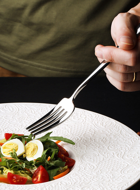 Cutipol牛排餐具刀叉套装西餐餐具刀叉勺三件套家用DUNA不锈钢勺