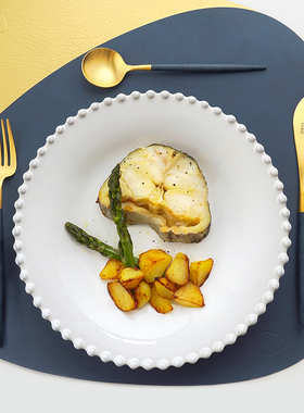 Cutipol葡萄牙手工家用不锈钢西餐具刀叉勺筷套装网红甜品小勺蓝