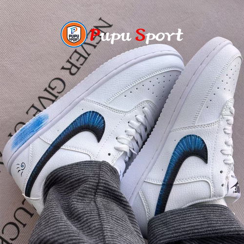 球鞋定制 Nike Court Vision 天使之眼 晕染解构百搭低帮男女板鞋