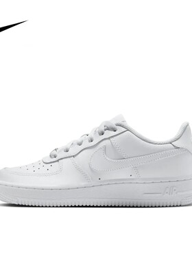 Nike Air Force 1 Low AF1空军一号 纯白色 GS休闲板鞋FV5951-111
