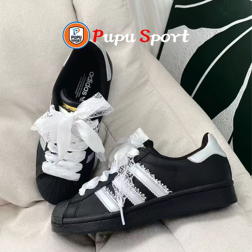 【定制球鞋】adidas originals Superstar2 轻银芭蕾 贝壳头板鞋