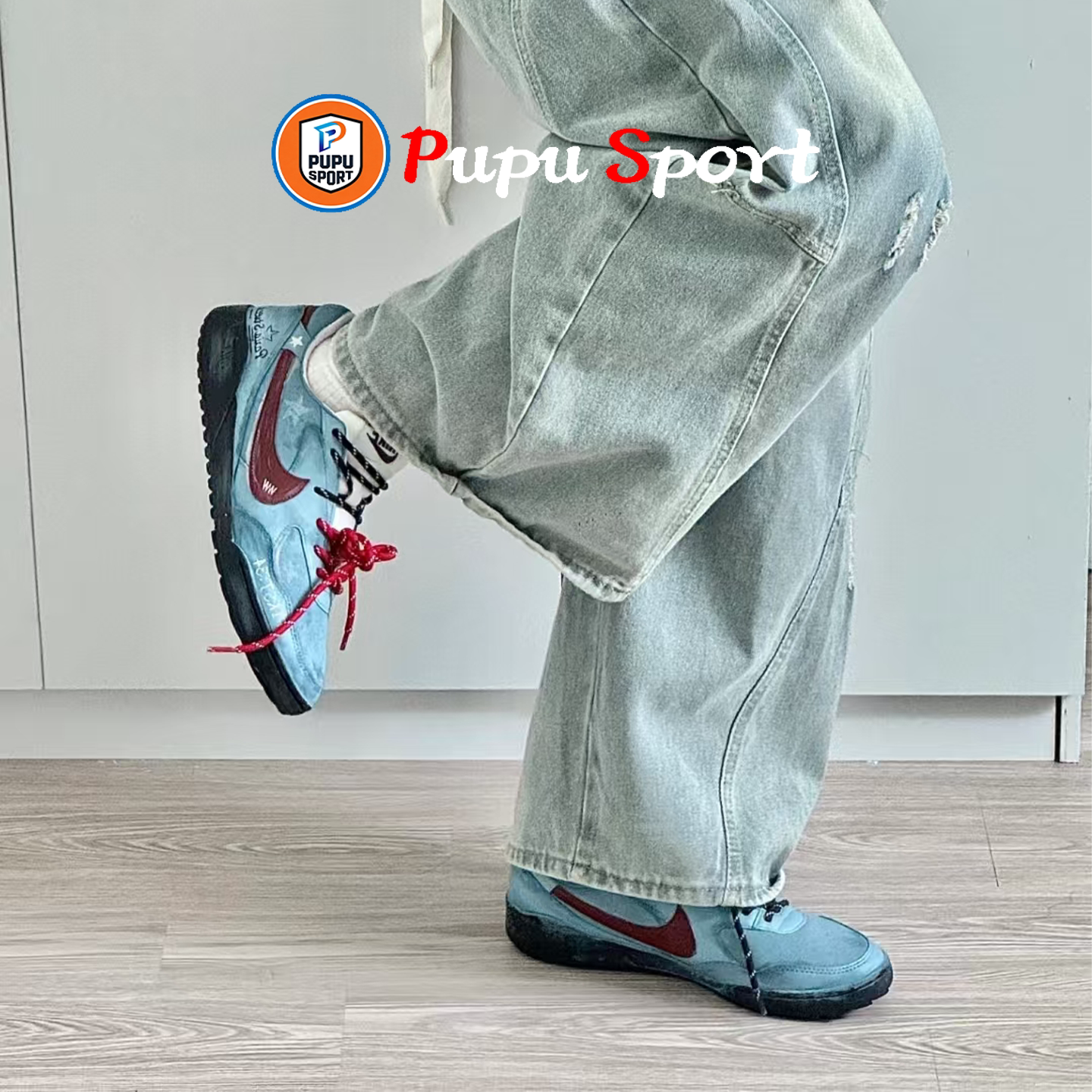 定制球鞋 Nike Terra Manta 星际牛仔古典艺术男女款复古板鞋