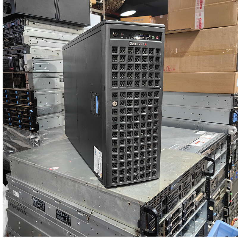 超微7048GR-TR 4U塔式服务器4028GR-TR 4卡GPU - 实物图