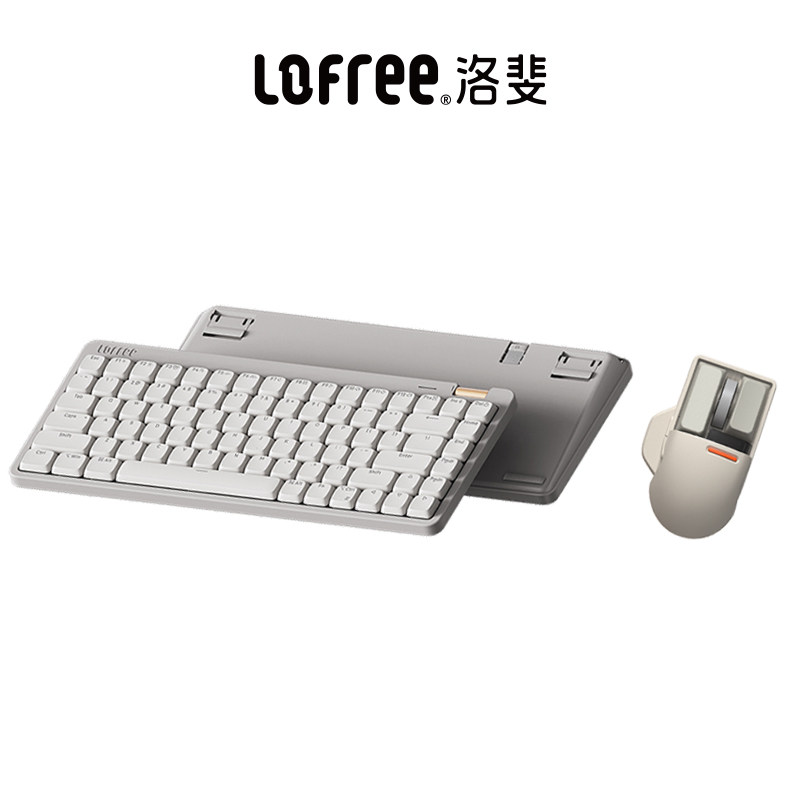 Lofree洛斐小顺青春版100/84键键盘无线蓝牙三模办公矮轴机械键盘