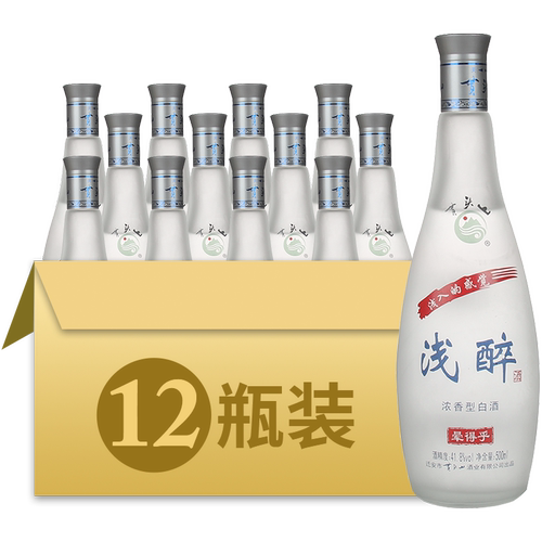 贯头山41.8度浅醉500ml*12瓶