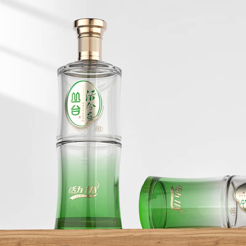 丛台活力118活分子系列浓香型38.8度酒500ml整箱4瓶装邯郸