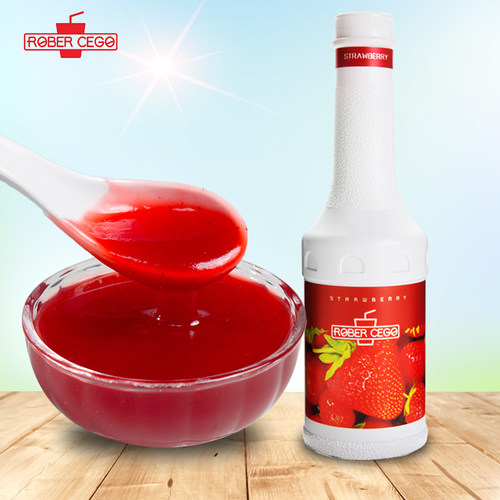 乐宝草莓果酱奶茶店水果茶饮专用