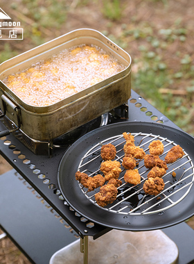 柯曼圆形微波炉空气炸锅底网W27不锈钢304烤肉篦子厨房沥油网蒸网