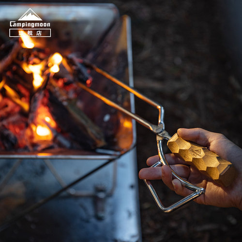 火钳手柄柴禾实心钢棒制成木炭