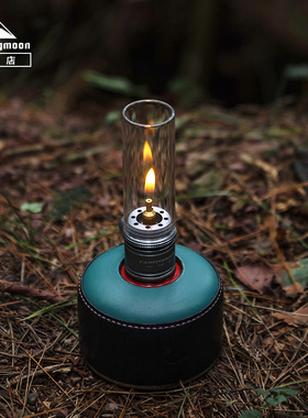 campingmoon柯曼露营氛围灯T-1D复古格调营地烛灯燃气灯户外照明