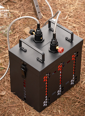 柯曼卡式燃料储藏箱六供二转接头 BKZ63户外炉具房车长续航供给