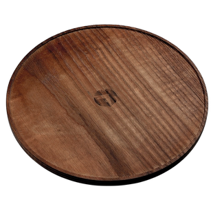 柯曼户外咖啡桌野餐实木桌板Z01-T露营黑胡桃木整块切割小桌台