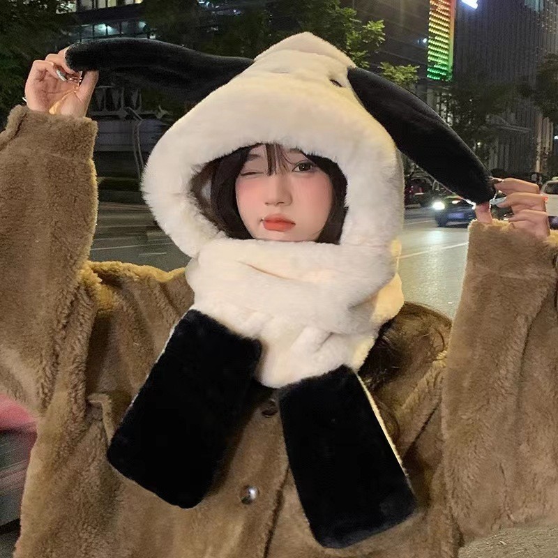 帕洽小狗毛绒一体帽02