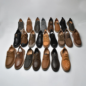 防滑耐磨轻便透气复古英伦休闲软底软面休闲商务皮鞋 撤柜款 男士