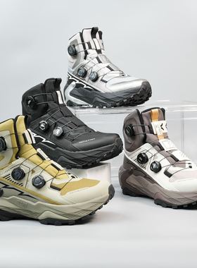 Traceable加拿大三纽扣防滑耐磨防泼水户外高帮登山徒步鞋男女