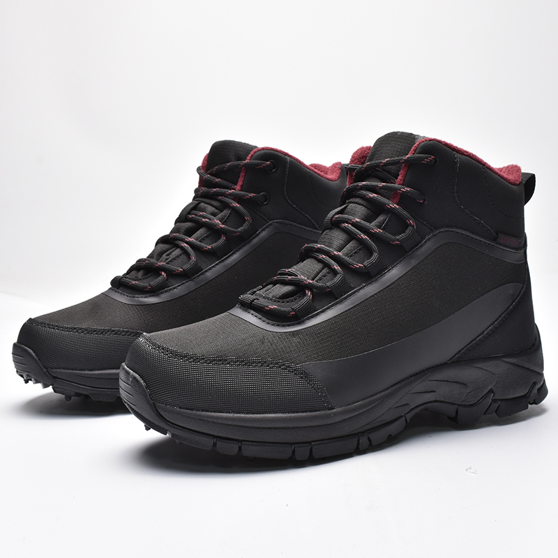 男女士保暖冬季男女高帮登山鞋