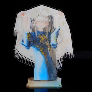 【24BW限定】東雪蓮旗袍双面立牌