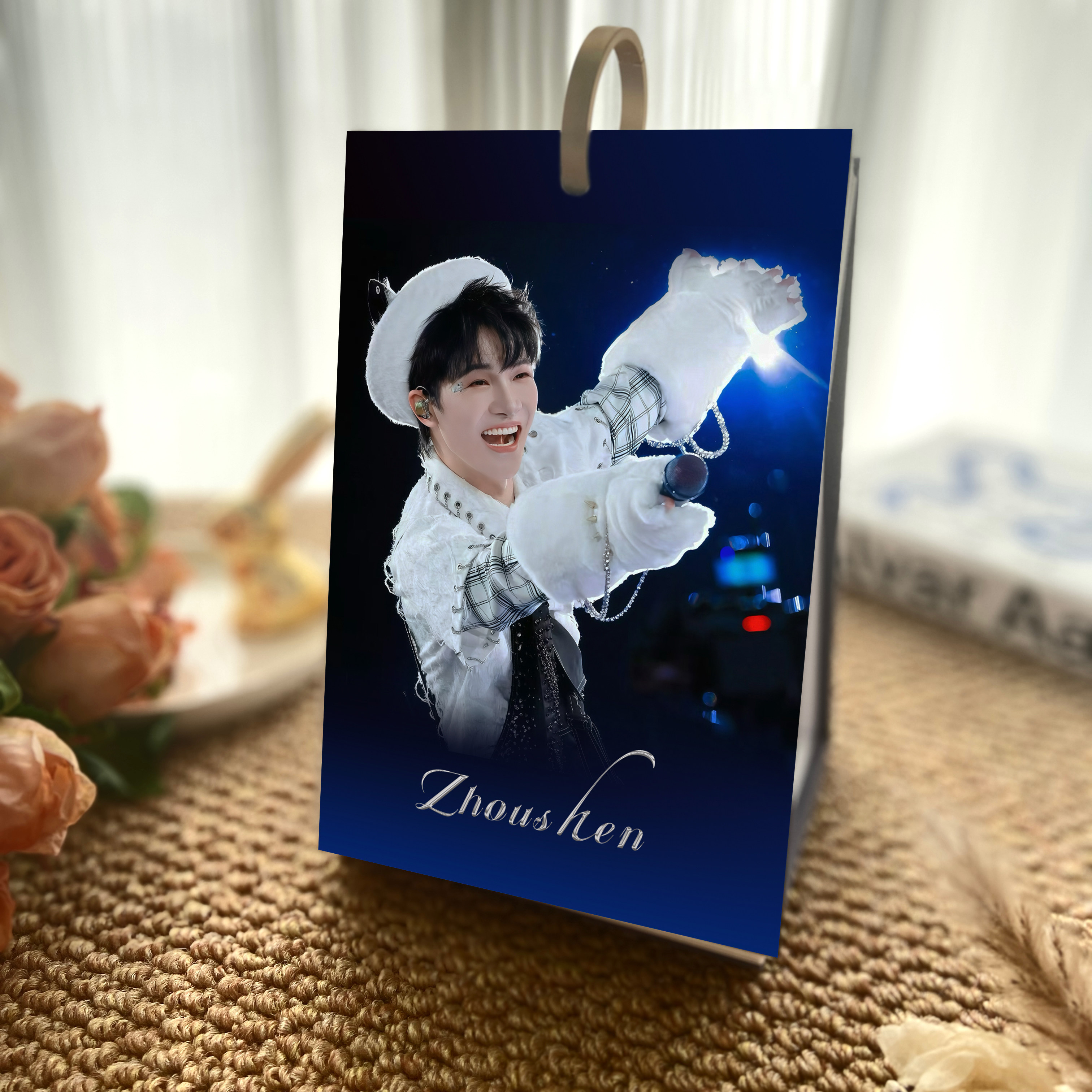 周深日历2026年台历周历单向历演唱会周边定制纪念桌摆生日礼物