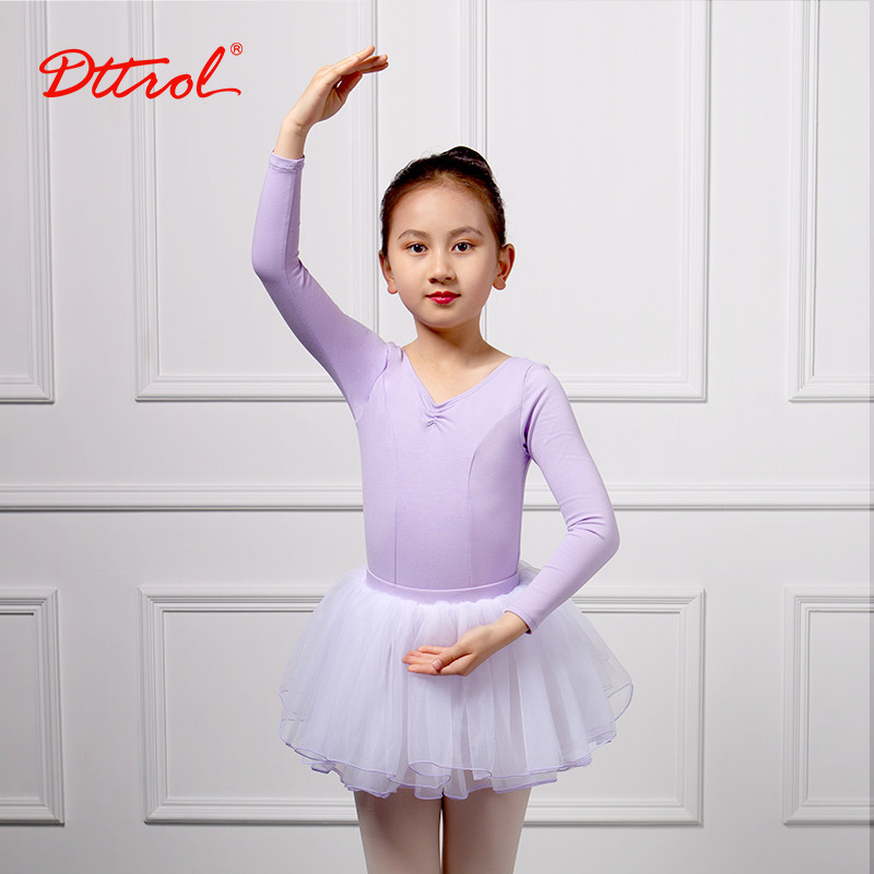 笛雀儿半身蓬蓬裙紫色